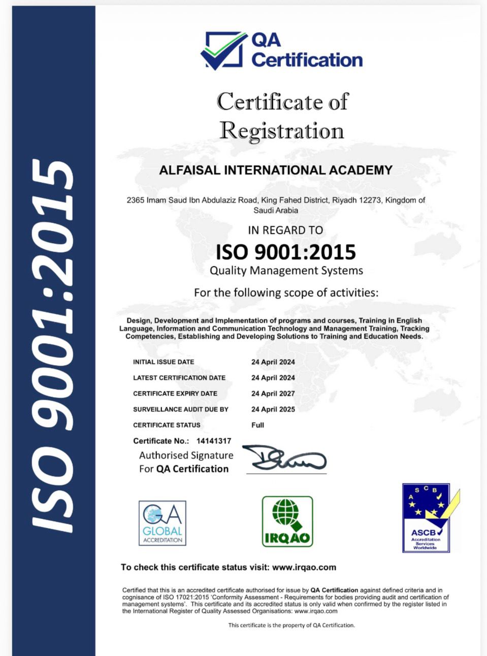 ISO 9001:2015