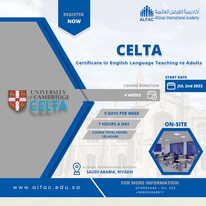 Picture of Cambridge English CELTA